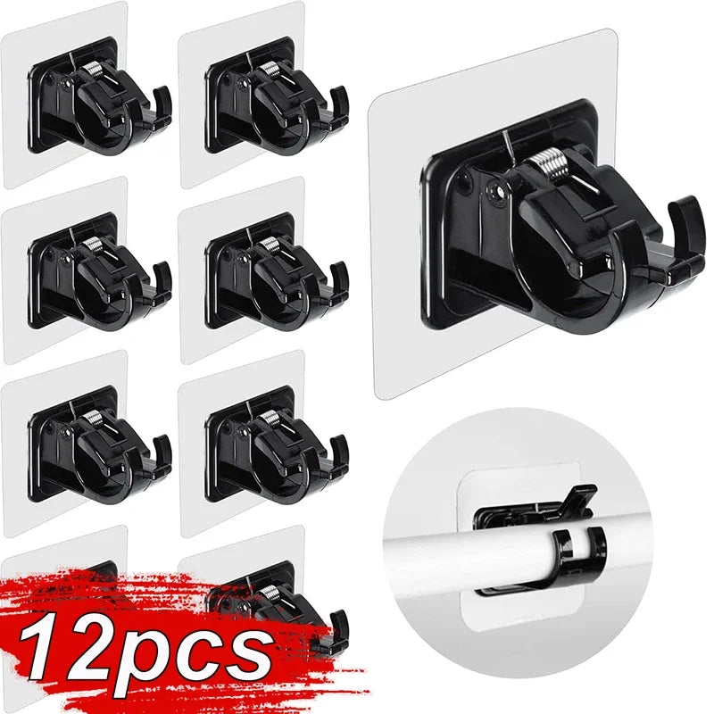No-Drill Adjustable Curtain Rod Brackets