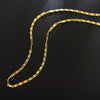 925 Sterling Silver Side Chain Necklace with 18k Gold Plating