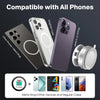 Foldable Magnetic Car Phone Mount with 360° Rotation