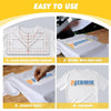Step-by-step guide showing how to align a ruler, secure vinyl with heat tape, and finish a t-shirt design.