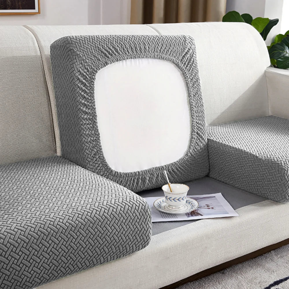 Jacquard Elastic Sofa Cover with Anti-Slip Grip