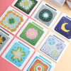 DIY Knitted Pattern Cards for Beginners – 50 Mix-and-Match Granny Square Designs