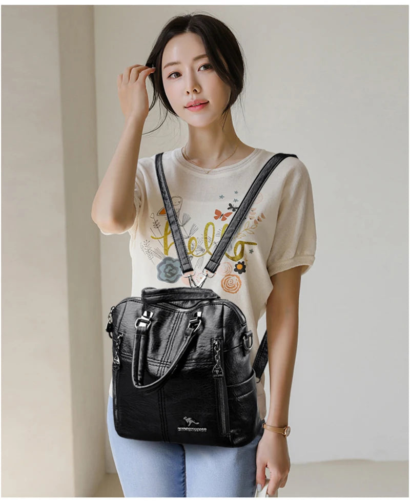 Vintage-Inspired Crossbody Bag with Roomy Interior
