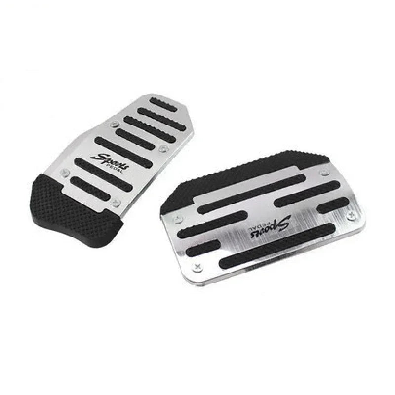 Aluminum Car Pedal Cover Set - Non-Slip Brake & Foot Pedals