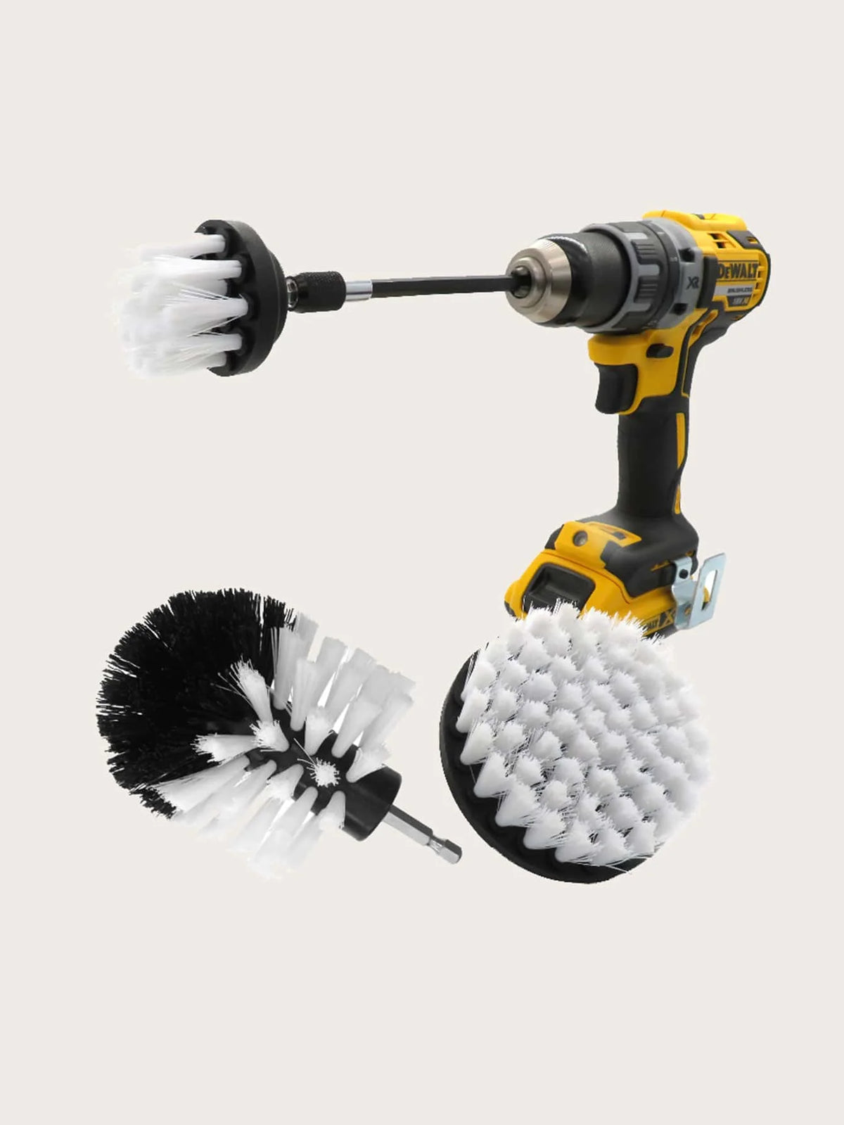 Rotary Drill Brush Cleaning Kit for Deep Scrubbing
