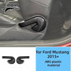 Carbon fiber grain decorative trim kit for Ford Mustang featuring a textured black trim piece.
