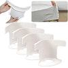 Bedsheet Corner Tightener Clips with Heavy-Duty Mattress Straps