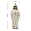 Nordic Ceramic Electroplated Tabletop Vase