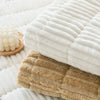 Soft Corduroy Sofa Cushion Cover with Non-Slip Backing