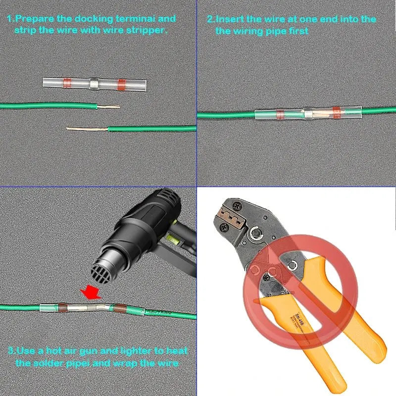 Waterproof Heat Shrink Wire Connectors with Solder Seal (Value Pack)