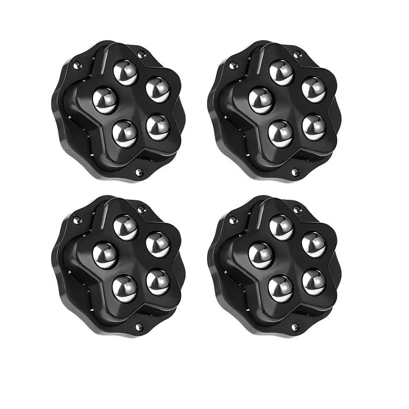 Heavy-Duty Self-Adhesive 360° Swivel Casters (Set of 4)