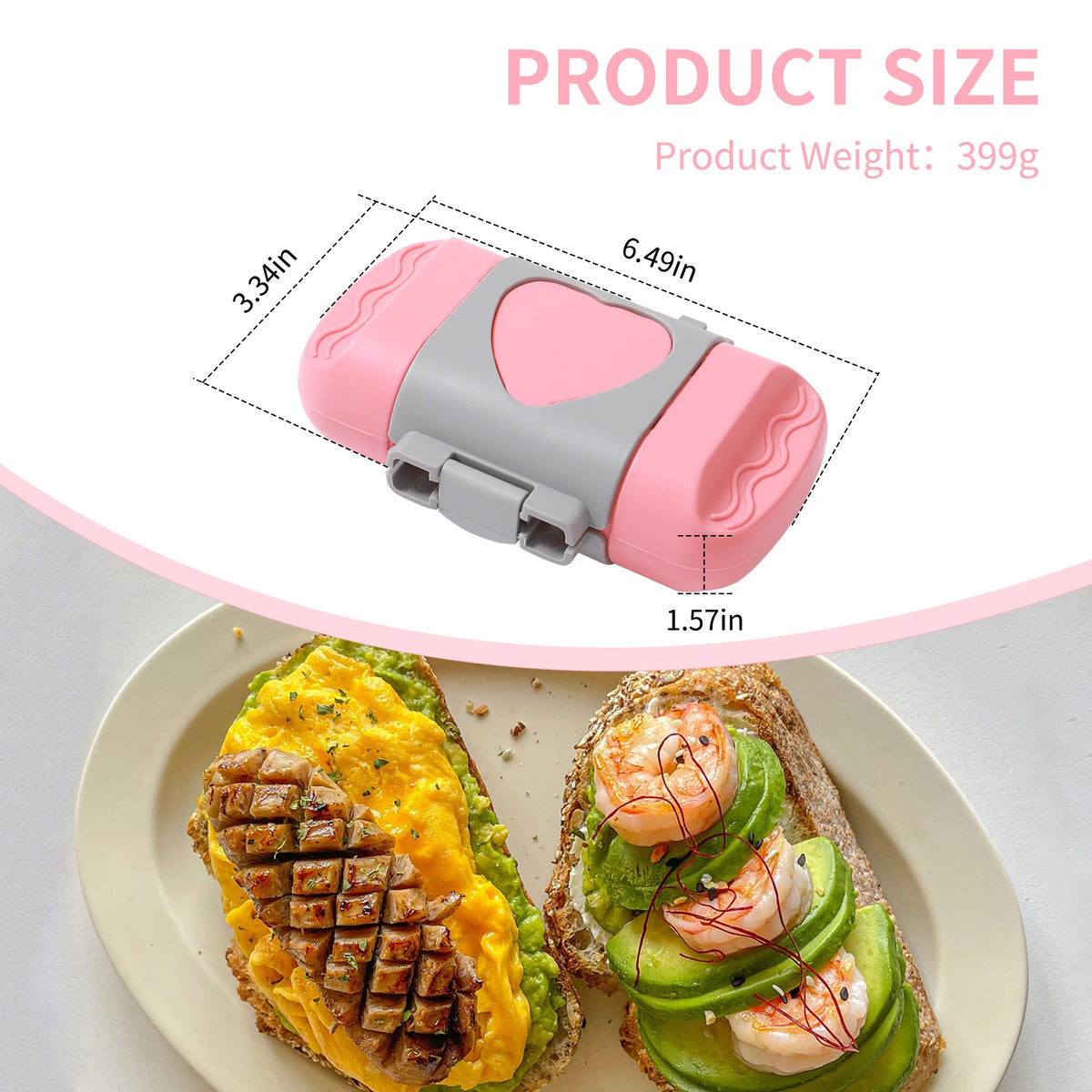 Appareil à Sandwichs et Petit-Déjeuners Compact