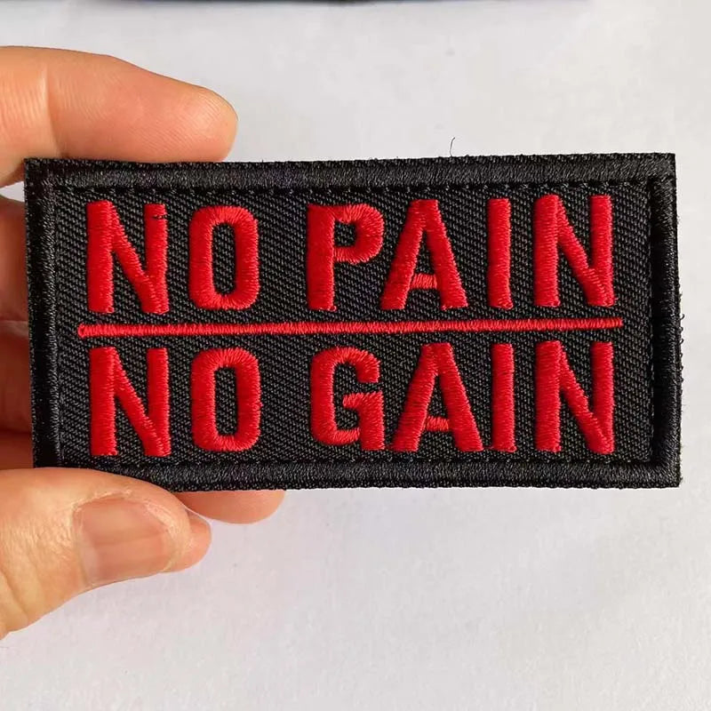 Inspirational Embroidered Patches Backpack