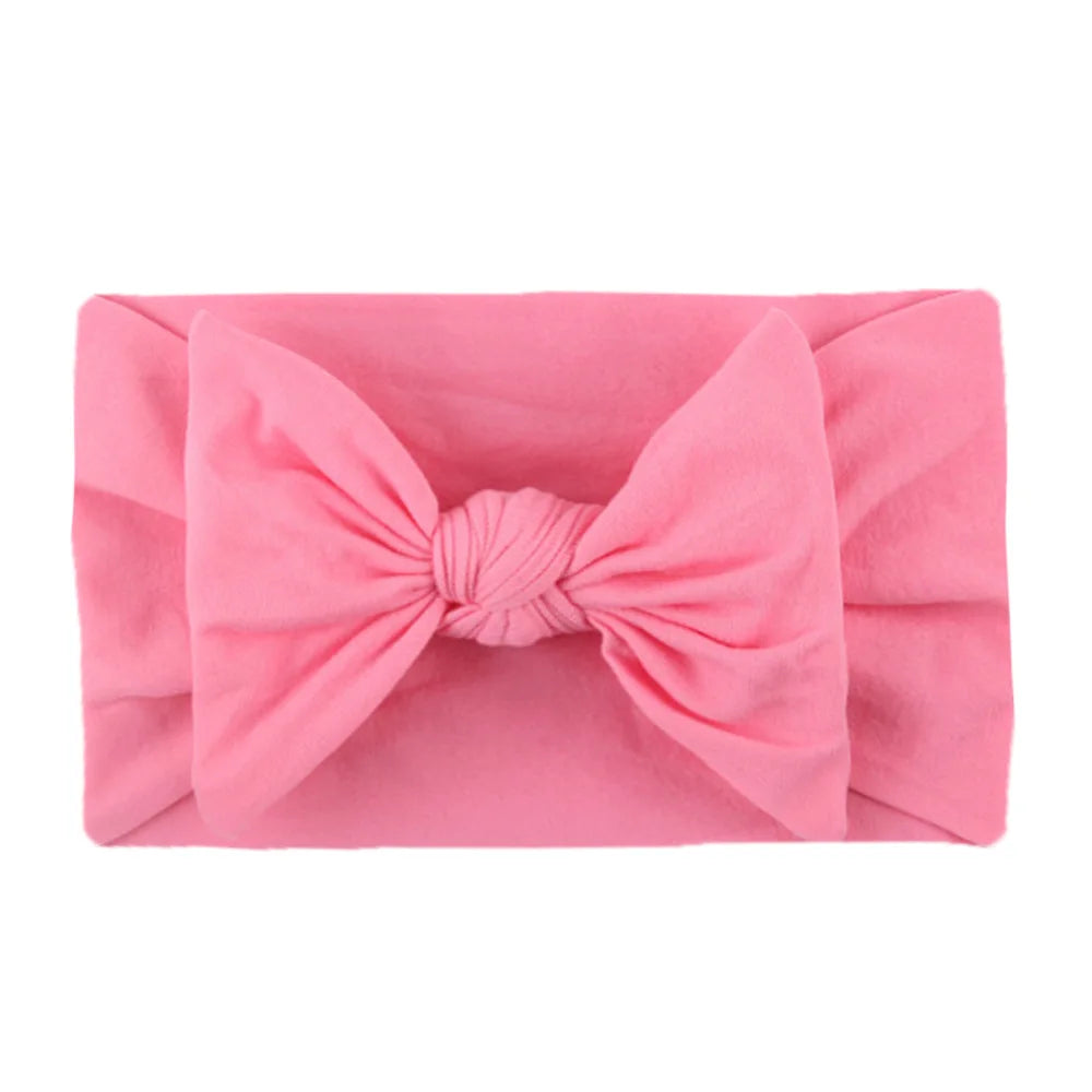 Soft Stretch Baby Bow Headbands