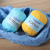Premium 100% Cotton Yarn – Medium-Fine Weight for All-Season Knitting