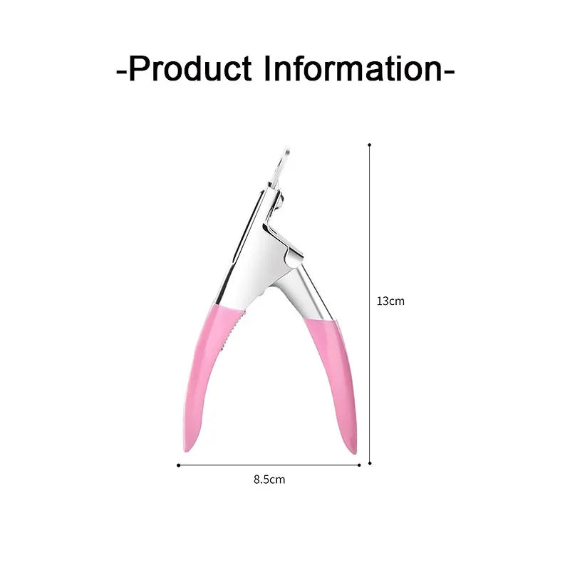 Precision Stainless Steel False Nail Clipper