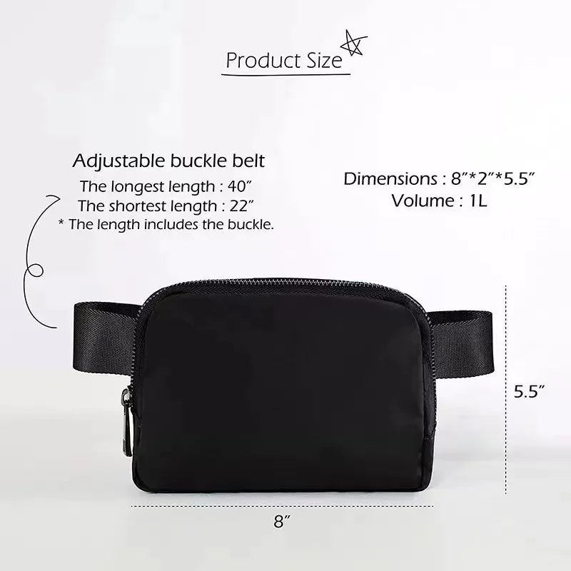 Waterproof Casual Waist Pack for Travel, Running & Outdoor Adventures