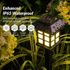 Solar-Powered LED Pathway Lights - Set of 2