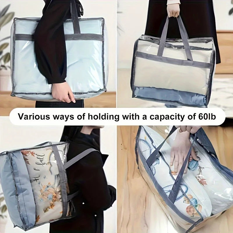 Clear Textile Storage Bag