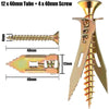 Heavy-Duty Self-Drilling Drywall Anchors & Screws