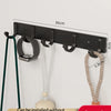 Black fantasy night clothes hook with adhesive backing featuring 5 hooks for multiple scenarios