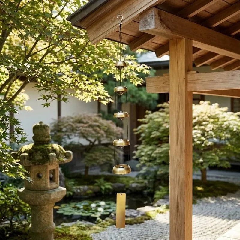 Japanese-Style Metal Pagoda Wind Chime