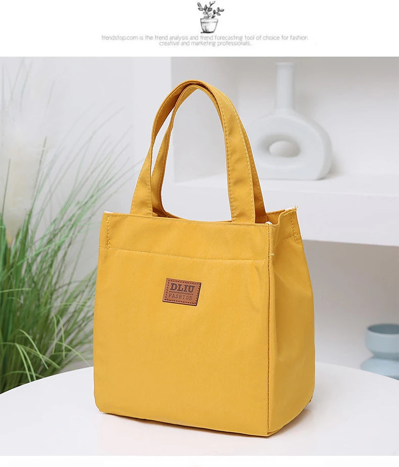 Insulated Lunch Bag with Top Handle for Work