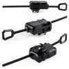 Black BX Bey Series Ripcord Launcher with long arms and launcher body