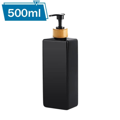 500ml Refillable Pump Bottles for Shampoo, Lotion & Body Wash