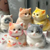 Squishy Flocking Cat Fidget Toy – Extra Large Stress Relief for Kids & Adults