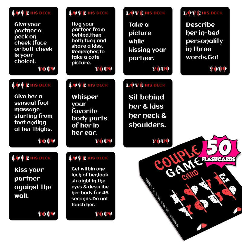 Intimate Couple's Challenge Card Game