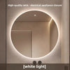 Miroir de Salle de Bains Rond à LED avec Contrôle Tactile Anti-Buée