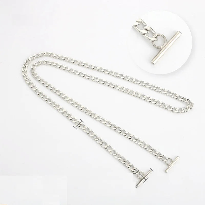 316L Stainless Steel Curb Chain Necklace for Women