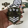 Tactical Military Iron-On Patch with Slogan – Embroidered Badge for DIY Clothing