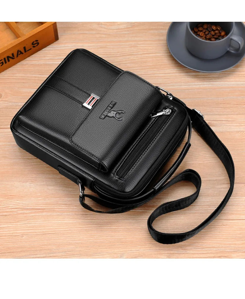 Vintage Waterproof Crossbody Messenger Bag for Men