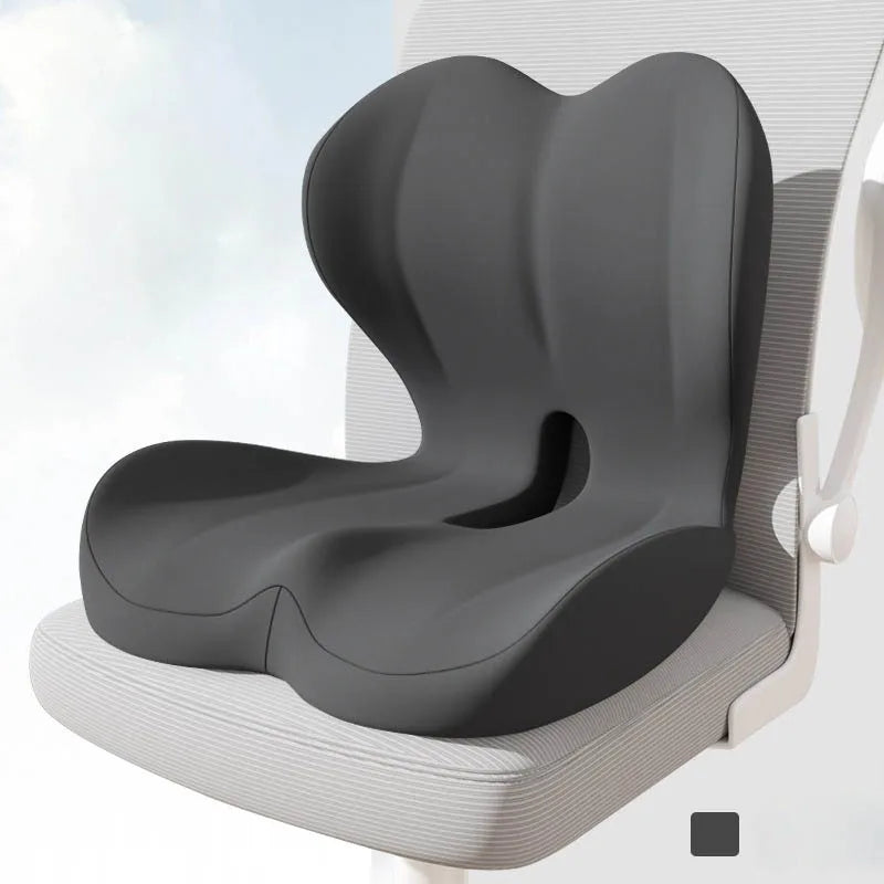 Ergonomic Car and Office Seat Cushion with Lumbar Support