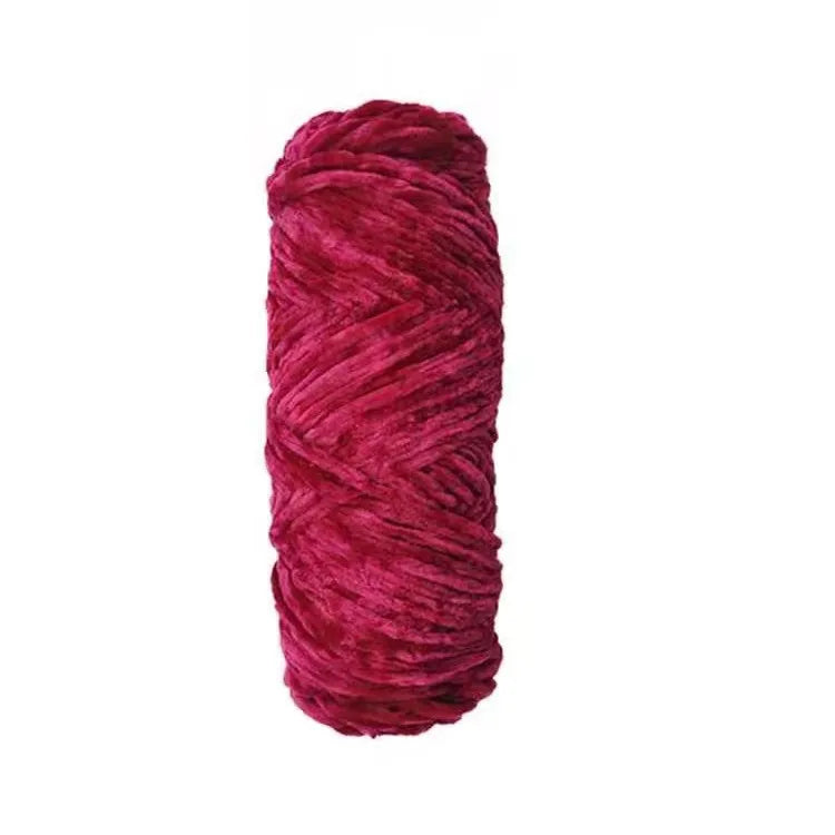 Soft Chenille Yarn for Knitting and Crochet
