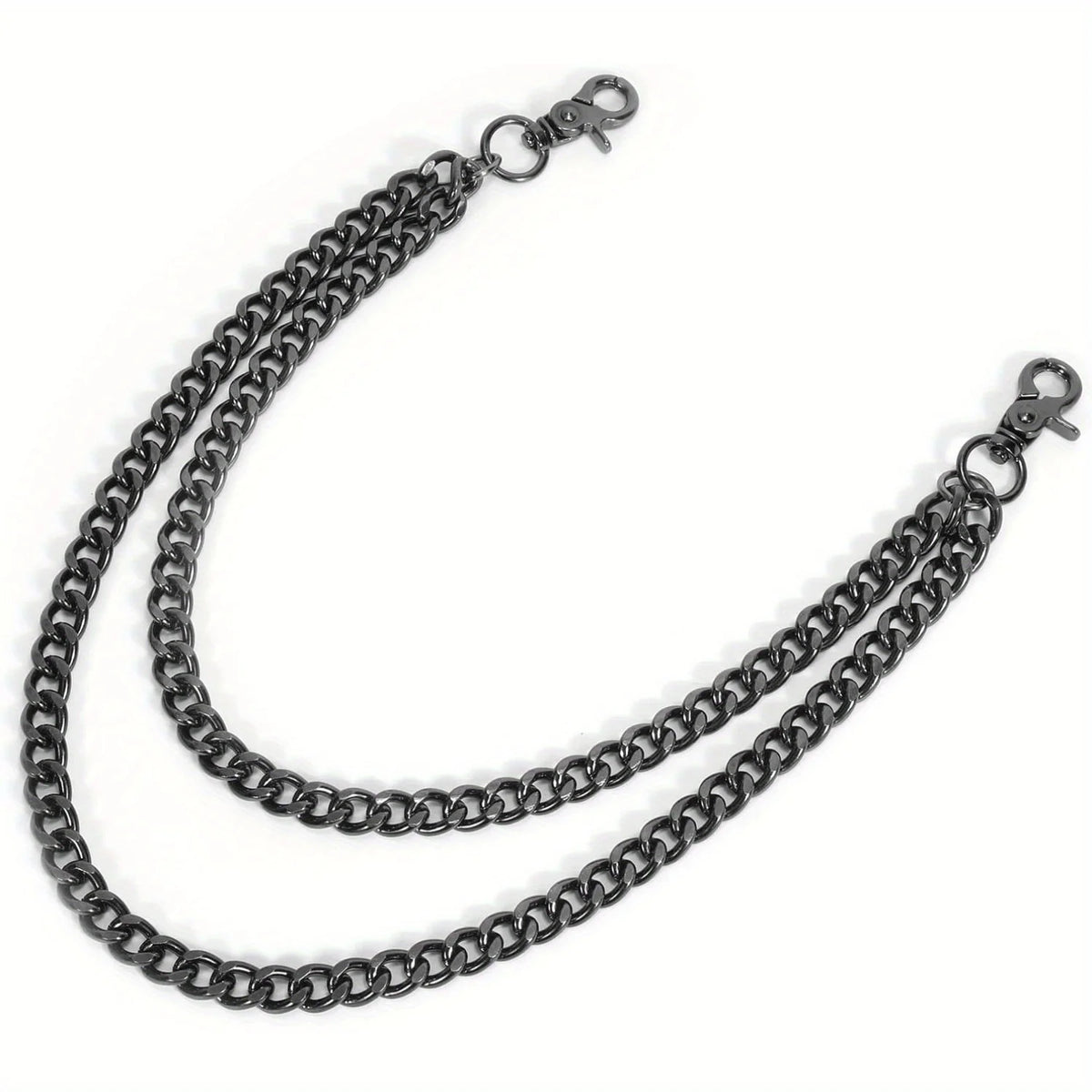 Punk Wallet Chain with Lobster Clasps for Keys and Belt