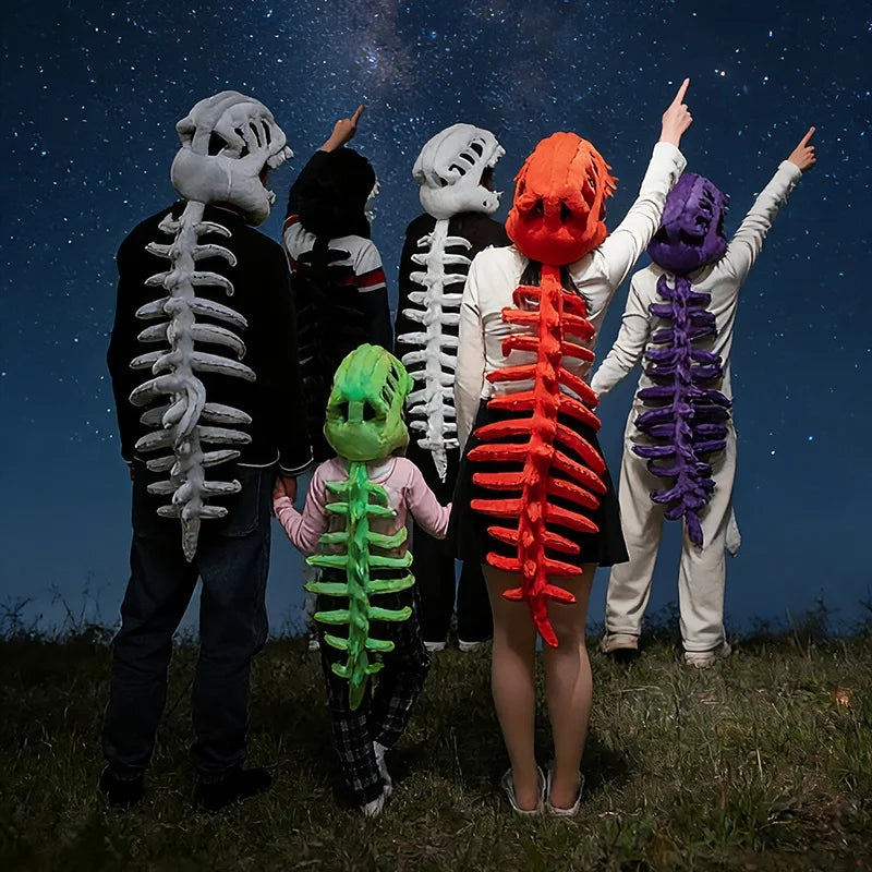 Realistic Dinosaur Skeleton Costume Set