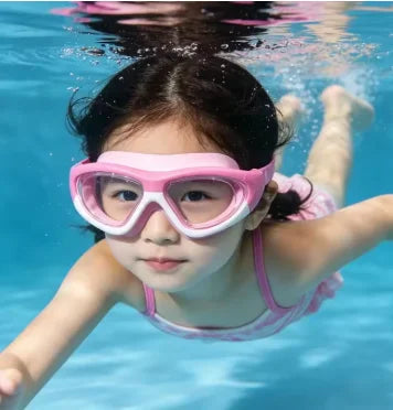 Kids' Anti-Fog Swim Goggles with Ear Plugs