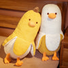 Creative Banana Duck Plush Pillow - Soft Cartoon Cushion for Home & Bedroom Decor