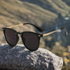 Designer Cat-Eye Metal Frame Sonnenbrille