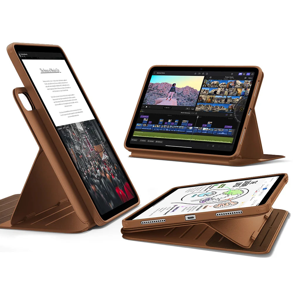 Magnetic Folio Case for iPad Air 11 Inch with Auto Wake/Sleep