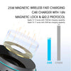 Magnetic Wireless Charger with Semiconductor Cooling and RGB Lights