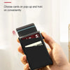 Porte-cartes RFID en aluminium minimaliste