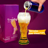 Football Trophy Beer Glass