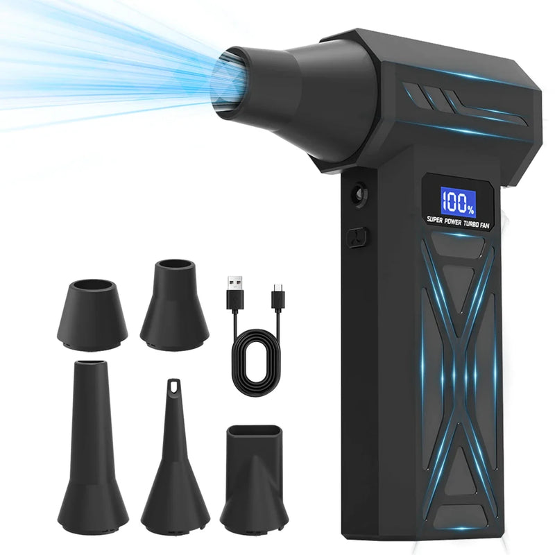Kabelloser Turbo-Luftgebläse mit LED-Display