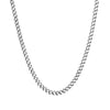 5mm Stainless Steel Cuban Link Chain Necklace