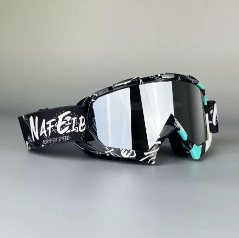 Motocross Goggles with Clear Anti-Fog Lens