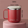 Tasse à Café en Acier Inoxydable 304 Isolée avec Couvercle